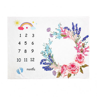 Tapis de fond décoratif accessoire de séance photo bébé - 102 x 150cm