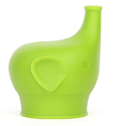 Bouchon anti-déversement bouteille d'eau en silicone Modèle éléphant - vert