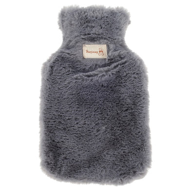 Housse de bouillote en peluche + doublure en PVC - 800ml anthracite
