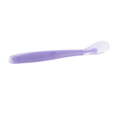 Cuillère en Silicone pour bébé - violet