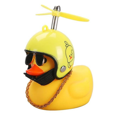 Décoration pour voiture - canard avec casque - Mathéo