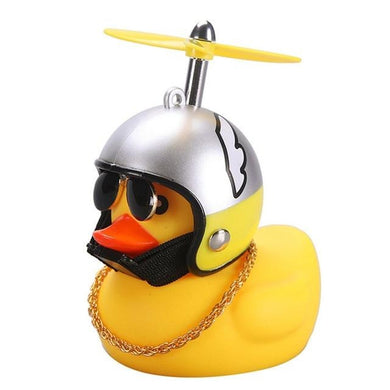 Décoration pour voiture - canard avec casque - Kaïs