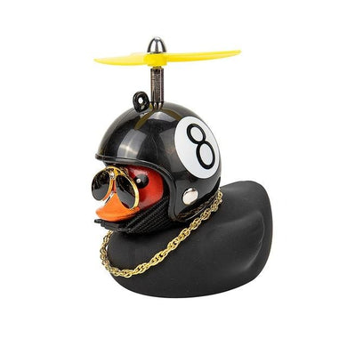 Décoration pour voiture - canard avec casque - Malo