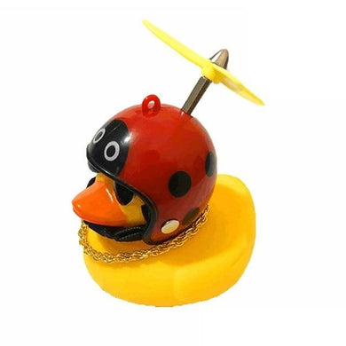 Décoration pour voiture - canard avec casque - Evan