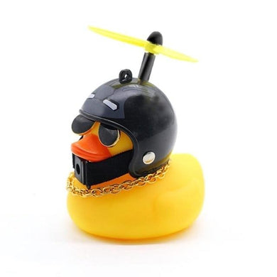 Décoration pour voiture - canard avec casque - Maxime