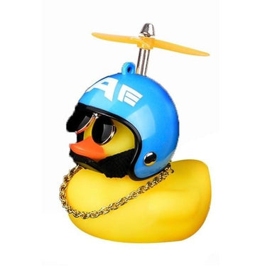 Décoration pour voiture - canard avec casque - Lenny