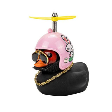 Décoration pour voiture - canard avec casque - Naïm