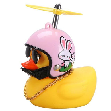 Décoration pour voiture - canard avec casque - Owen