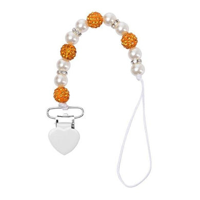 Attache tétine - jaune